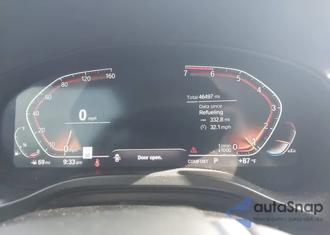 2023 BMW X3 xDrive30I из США, поврежденный, VIN 5UX53DP06P9R23260